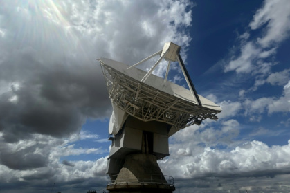 Experts at Chilbolton Observatory monitor UK-licenced satellites and ever-growing fragments of space debris swirling around them - Daniel MATTHEWS (AFP)