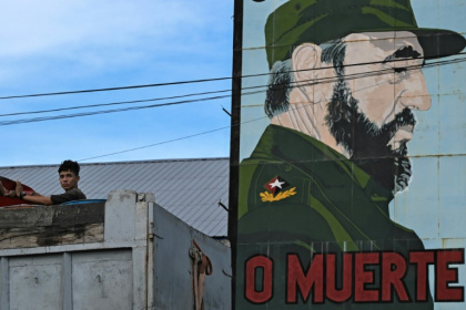 Cuba is marking the 100-year birthday of its late revolutionary leader Fidel Castro while facing one of the worst crises in decades amid blackouts, shortages and uncertainty - YAMIL LAGE (AFP)