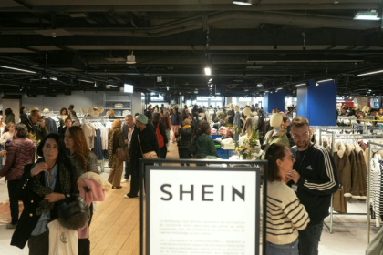 Shein's first attempt at a physical store, at the iconic BHV department store in Paris, proved short-lived - Dimitar DILKOFF (AFP)