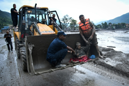 Dozens of people have been killed and hundreds are missing on both sides of the Nepal-Tibet border - PRAKASH MATHEMA, PRAKASH MATHEMA (AFP)