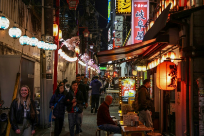 Tokyo tourist hotspot Shinjuku as a large residential population, who have become increasingly exasperated with tourists who fail to properly dispose of rubbish, smoke where they're not supposed to, and make too much noise - Ludovic MARIN (AFP)
