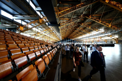 The IOC delegation is due to spend three days inspecting the venues that will host the ice sports events at the 2030 Olympics - Alex MARTIN (AFP)