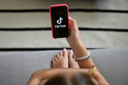 The EU wants to ban children under 15 setting up their own accounts on social media and video-sharing platforms - Nicolas TUCAT (AFP)
