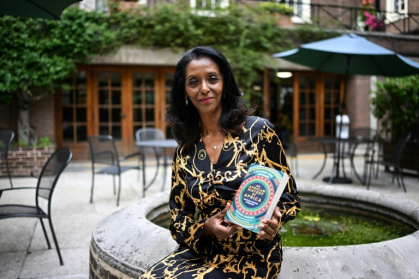 Badawi is best known for her work as a broadcaster for the UK's Channel 4 News and the BBC - Justin TALLIS (AFP)