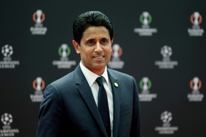 PSG president Nasser al-Khelaifi, through his lawyer, denied the allegations - Valery HACHE (AFP)