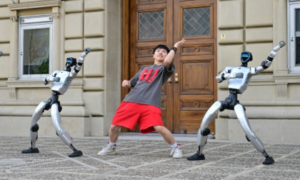 Wu Yufei and his robot performers have made it to the final of America's Got Talent - Frederic J. BROWN (AFP)