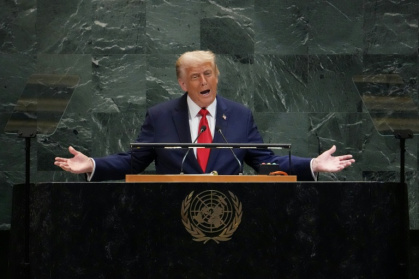 Last year's speech was characterized by Trump's extraordinary accusations of UN sabotage when an escalator in the New York headquarters briefly stopped working and the teleprompter glitched - TIMOTHY A. CLARY (AFP)