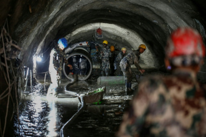More than 90 percent of Nepal's electricity comes from hydropower, but the flooding disaster in August hit its capacity - SKANDA GAUTAM (AFP)