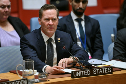 US ambassador to the UN Mike Waltz descrbied Iran's latest truce proposal as 'a pretty cynical attempt to put something on the table that they knew was unacceptable' - ANGELA WEISS (AFP)