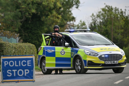 Police declared a major incident and sealed off the area - JUSTIN TALLIS (AFP)