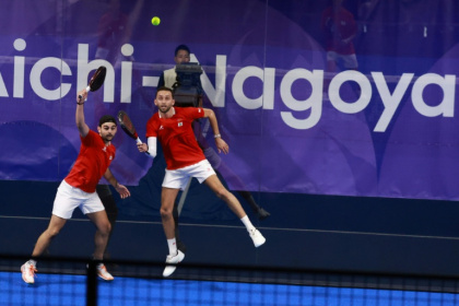 Padel made its Asian Games debut in Nagoya - DAVID GRAY (AFP)