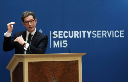 Director General of MI5, Ken McCallum, has warned that AI risks 'changing the stakes' on bioweapons - Jonathan Brady (AFP)