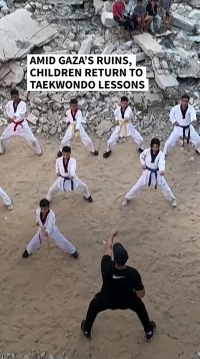 gaza taekwondo children.png
