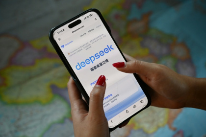 DeepSeek gained global attention in January 2025 with the release of its R1 deep-reasoning large language model, which sparked a US tech share sell-off - GREG BAKER (AFP)