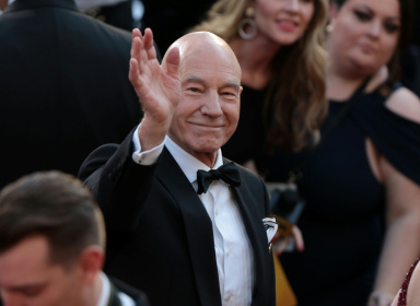 Patrick Stewart was well known for his roles in the 'Star Trek' and 'X-Men' franchises - Kyle GRILLOT (AFP)